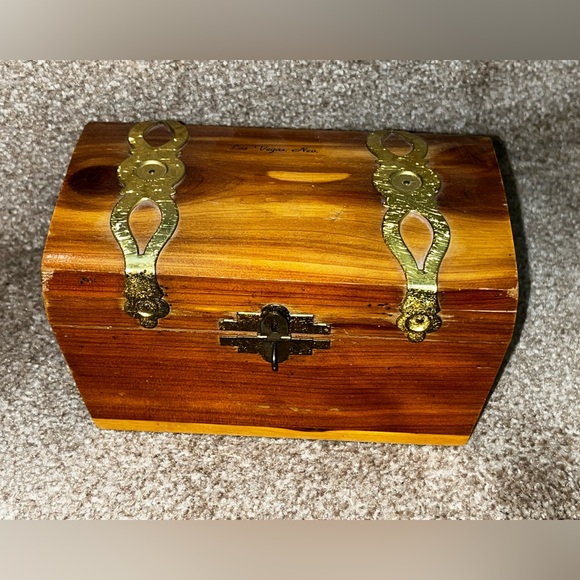 Storage & Organization Vintage Cedar Box With Hinged Lid Poshmark